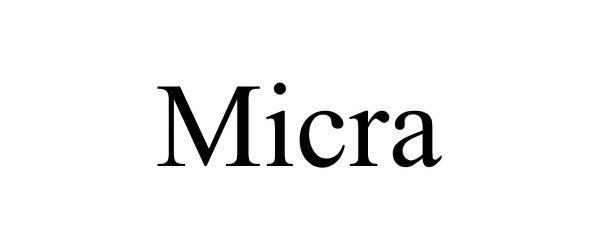 Trademark Logo MICRA