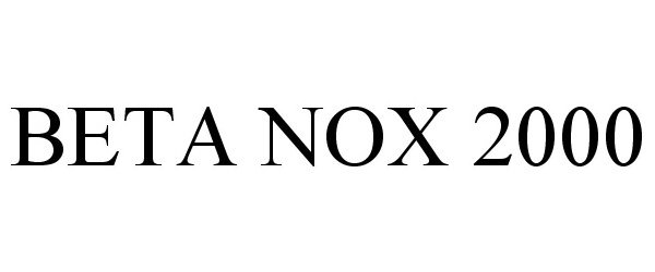 Trademark Logo BETA NOX 2000