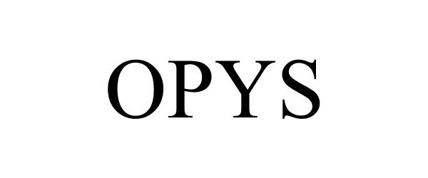 Trademark Logo OPYS