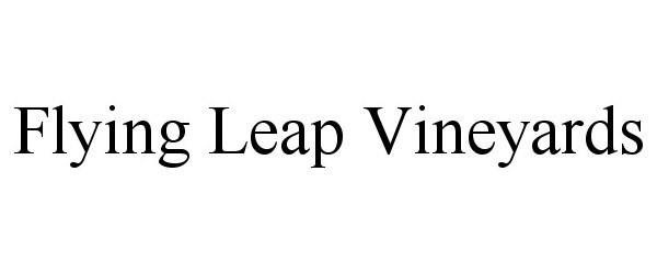 Trademark Logo FLYING LEAP VINEYARDS