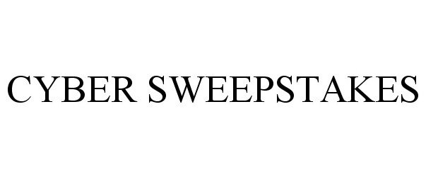  CYBER SWEEPSTAKES