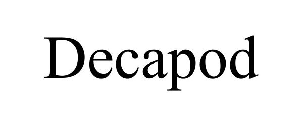 Trademark Logo DECAPOD