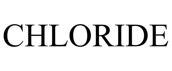 Trademark Logo CHLORIDE