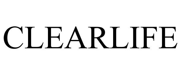 Trademark Logo CLEARLIFE