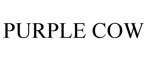 Trademark Logo PURPLE COW