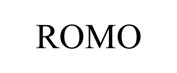 Trademark Logo ROMO