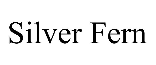 Trademark Logo SILVER FERN
