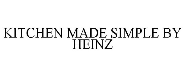  KITCHEN MADE SIMPLE BY HEINZ