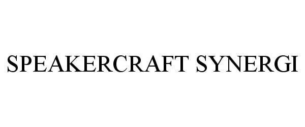 Trademark Logo SPEAKERCRAFT SYNERGI