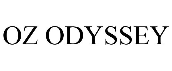 Trademark Logo OZ ODYSSEY