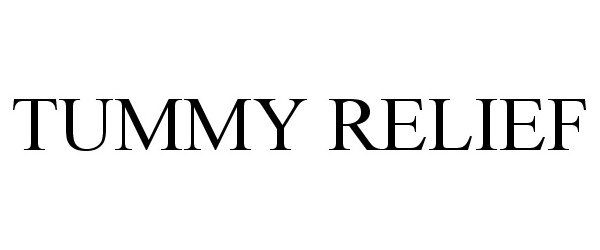 Trademark Logo TUMMY RELIEF
