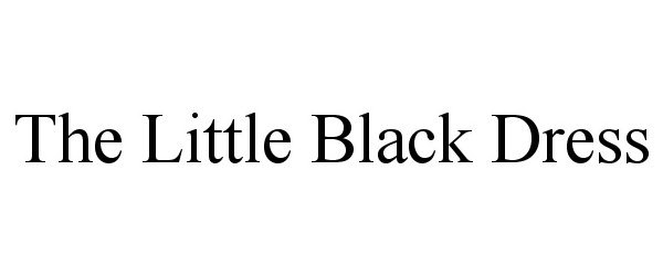  THE LITTLE BLACK DRESS