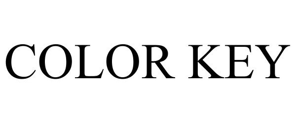Trademark Logo COLOR KEY
