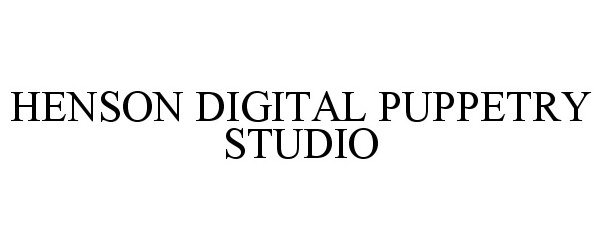  HENSON DIGITAL PUPPETRY STUDIO