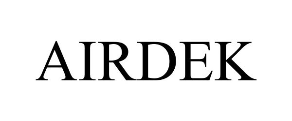 Trademark Logo AIRDEK