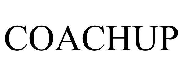 Trademark Logo COACHUP