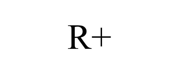 Trademark Logo R+