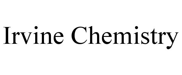 Trademark Logo IRVINE CHEMISTRY