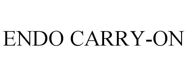 Trademark Logo ENDO CARRY-ON