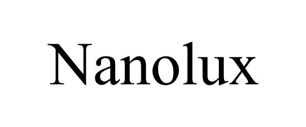 Trademark Logo NANOLUX