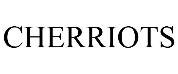 Trademark Logo CHERRIOTS