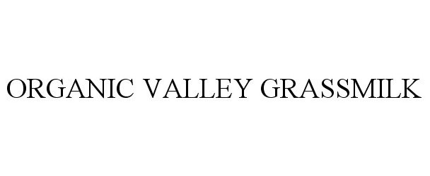  ORGANIC VALLEY GRASSMILK