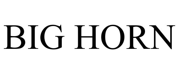 Trademark Logo BIG HORN