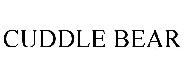 Trademark Logo CUDDLE BEAR