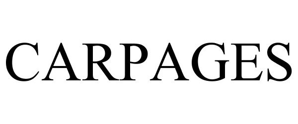 Trademark Logo CARPAGES