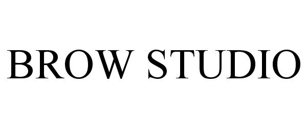 Trademark Logo BROW STUDIO