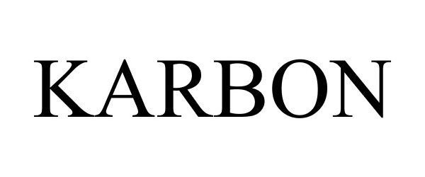 Trademark Logo KARBON