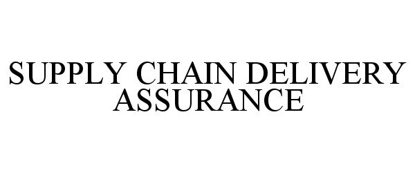 Trademark Logo SUPPLY CHAIN DELIVERY ASSURANCE