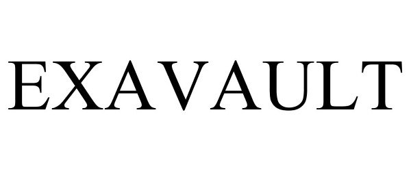 Trademark Logo EXAVAULT