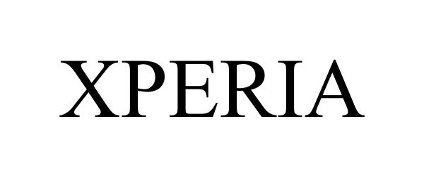 Trademark Logo XPERIA