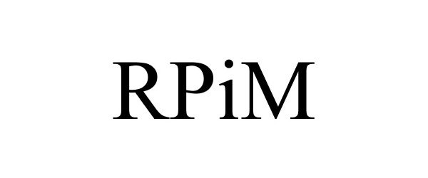 Trademark Logo RPIM