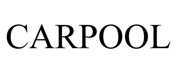 Trademark Logo CARPOOL