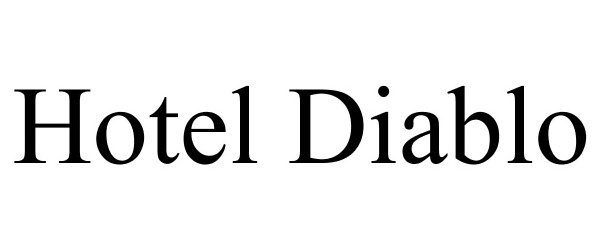 Trademark Logo HOTEL DIABLO