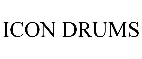 Trademark Logo ICON DRUMS