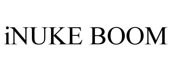 Trademark Logo INUKE BOOM