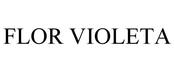 Trademark Logo FLOR VIOLETA