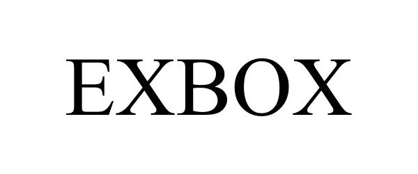 Trademark Logo EXBOX