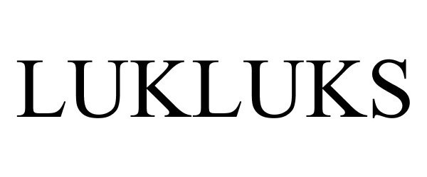 LUKLUKS - Bayly Inc. Trademark Registration
