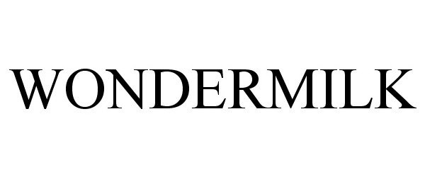 Trademark Logo WONDERMILK