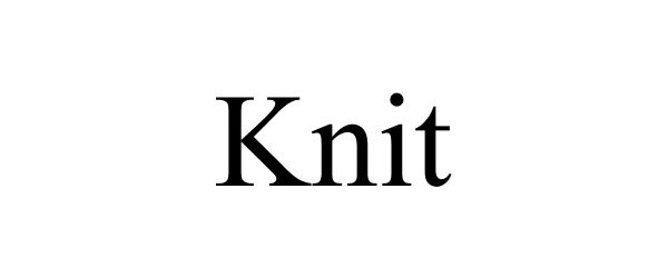 Trademark Logo KNIT