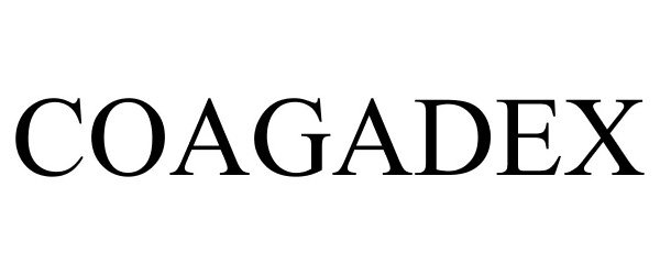 Trademark Logo COAGADEX