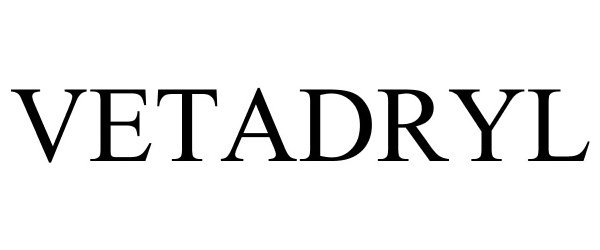 Trademark Logo VETADRYL