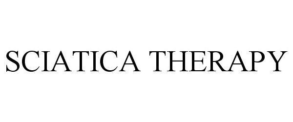 Trademark Logo SCIATICA THERAPY