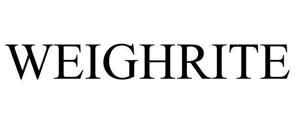 Trademark Logo WEIGHRITE