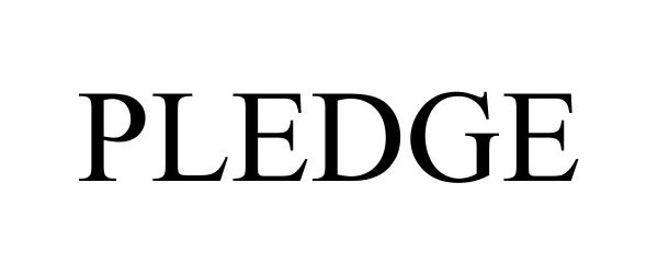 Trademark Logo PLEDGE