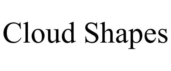 Trademark Logo CLOUD SHAPES